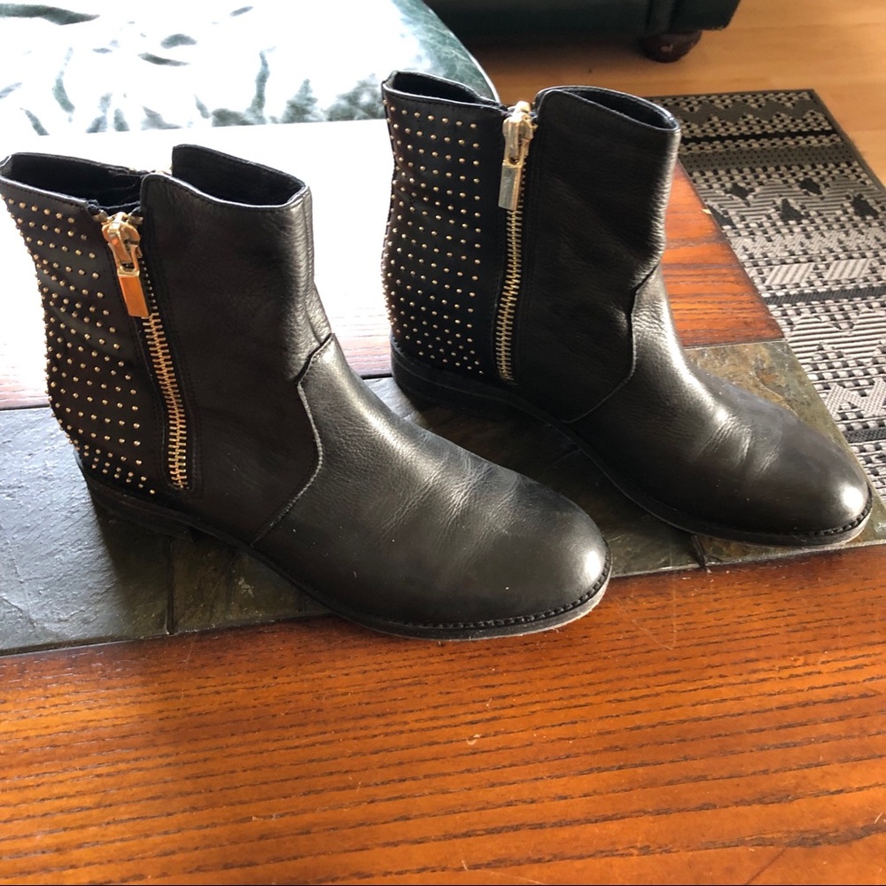 Kenneth Cole Studded Ankle Boots